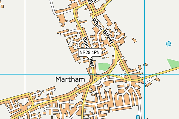 NR29 4PN map - OS VectorMap District (Ordnance Survey)