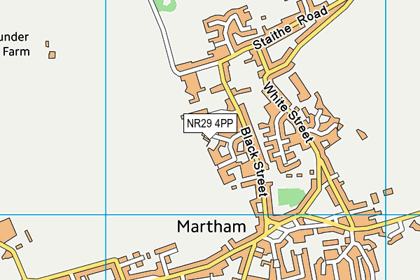 NR29 4PP map - OS VectorMap District (Ordnance Survey)