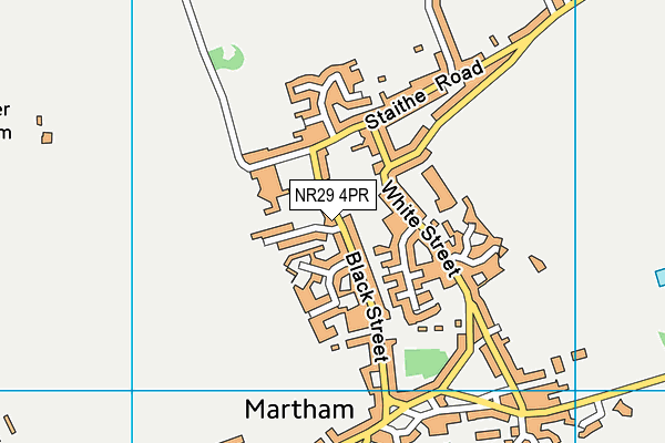 Martham Academy and Nursery map (NR29 4PR) - OS VectorMap District (Ordnance Survey)
