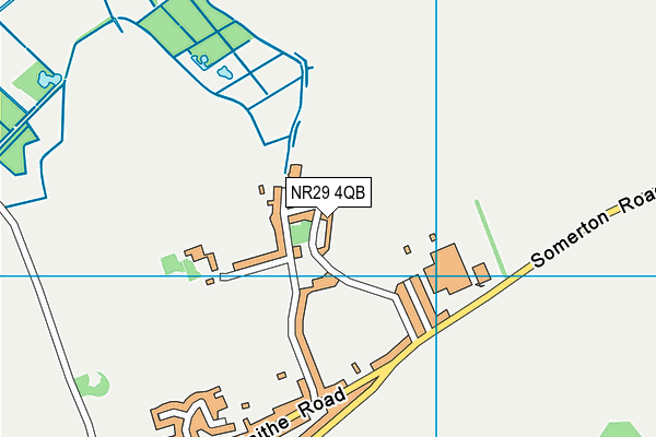 NR29 4QB map - OS VectorMap District (Ordnance Survey)