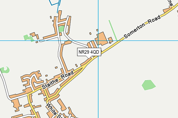 NR29 4QD map - OS VectorMap District (Ordnance Survey)
