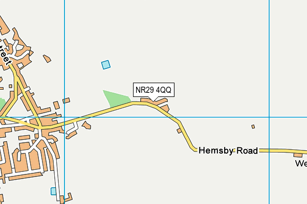 NR29 4QQ map - OS VectorMap District (Ordnance Survey)