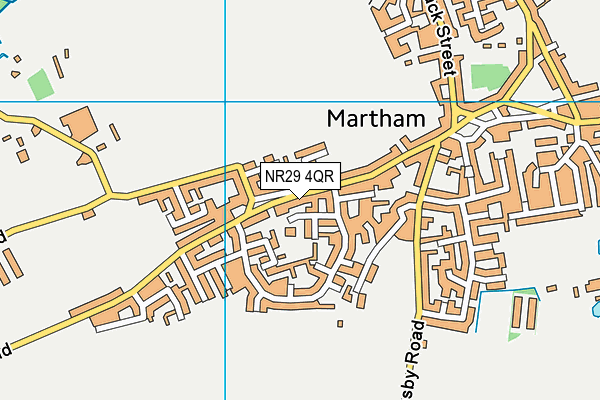 NR29 4QR map - OS VectorMap District (Ordnance Survey)