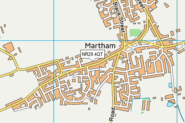 NR29 4QT map - OS VectorMap District (Ordnance Survey)