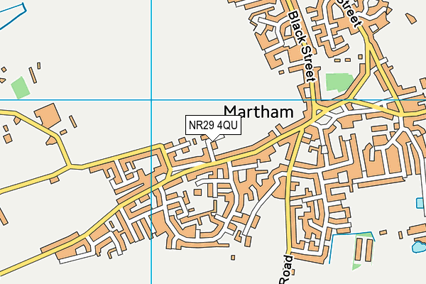 NR29 4QU map - OS VectorMap District (Ordnance Survey)