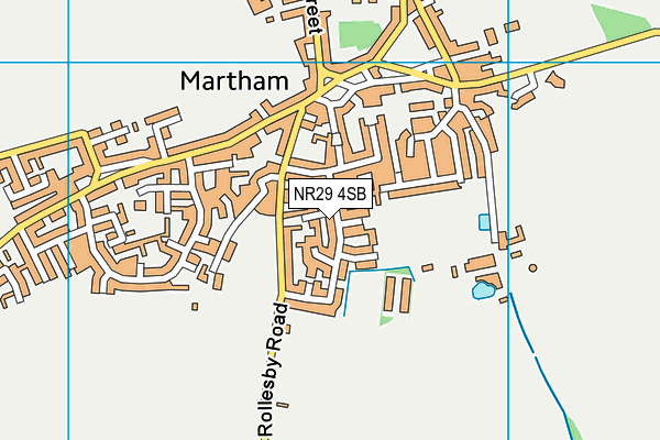 NR29 4SB map - OS VectorMap District (Ordnance Survey)