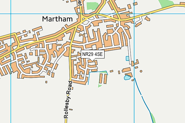 NR29 4SE map - OS VectorMap District (Ordnance Survey)