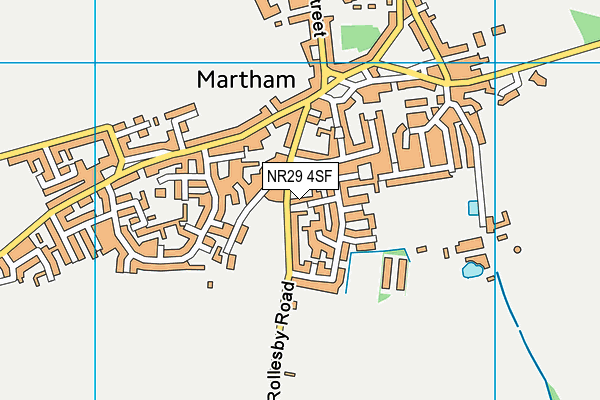 NR29 4SF map - OS VectorMap District (Ordnance Survey)