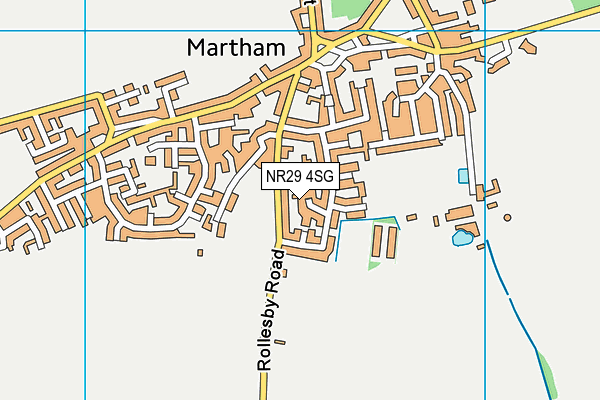 NR29 4SG map - OS VectorMap District (Ordnance Survey)