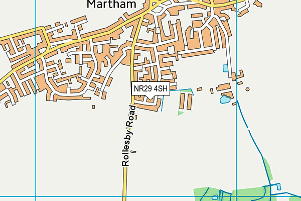 NR29 4SH map - OS VectorMap District (Ordnance Survey)