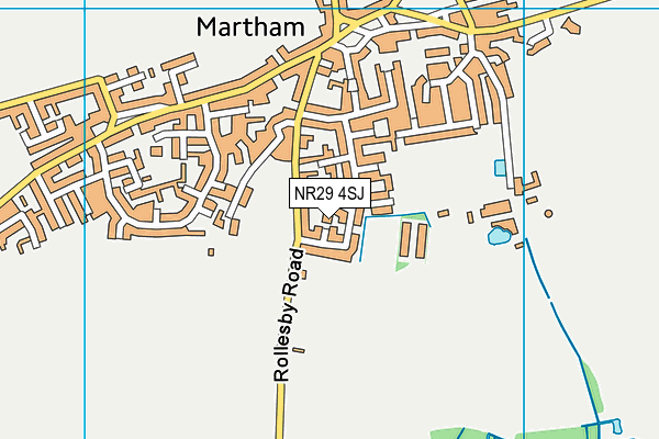 NR29 4SJ map - OS VectorMap District (Ordnance Survey)