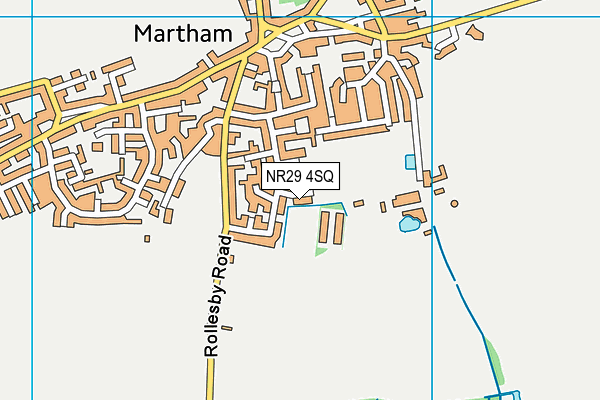 NR29 4SQ map - OS VectorMap District (Ordnance Survey)