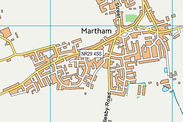 NR29 4SS map - OS VectorMap District (Ordnance Survey)