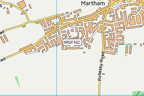 NR29 4SZ map - OS VectorMap District (Ordnance Survey)