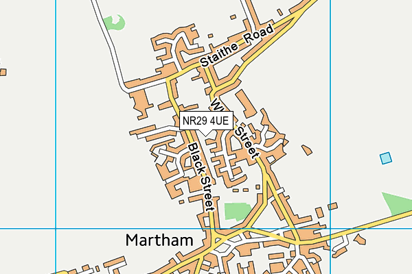 NR29 4UE map - OS VectorMap District (Ordnance Survey)