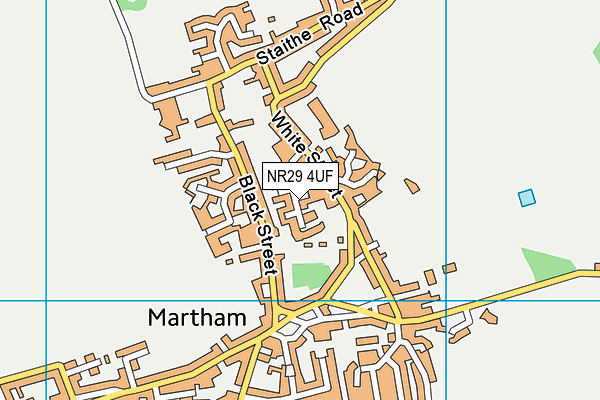 NR29 4UF map - OS VectorMap District (Ordnance Survey)