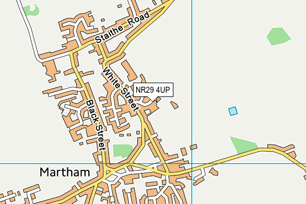 NR29 4UP map - OS VectorMap District (Ordnance Survey)