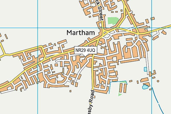 NR29 4UQ map - OS VectorMap District (Ordnance Survey)