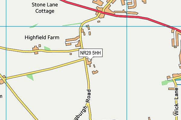 Map of S & C MOORE FARMING LTD at district scale
