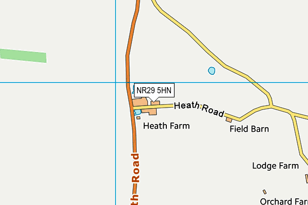 NR29 5HN map - OS VectorMap District (Ordnance Survey)