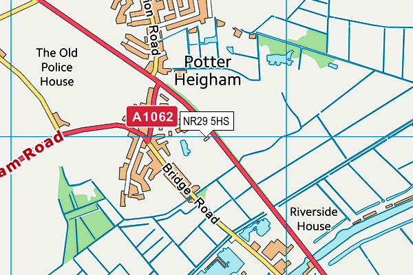 NR29 5HS map - OS VectorMap District (Ordnance Survey)