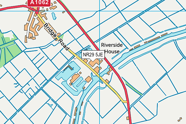 NR29 5JE map - OS VectorMap District (Ordnance Survey)