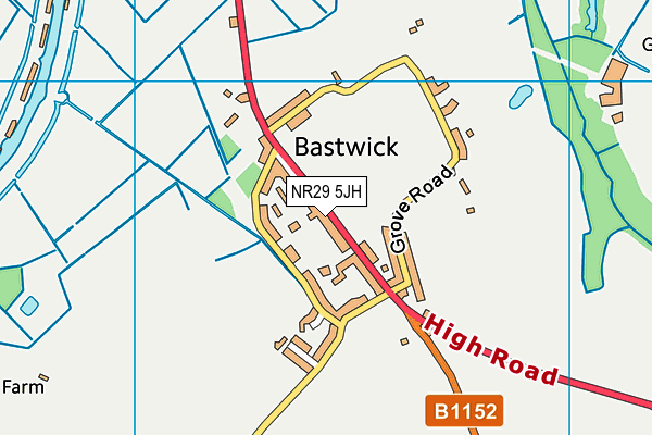 Map of REPPS GARAGE (NORFOLK) LIMITED at district scale