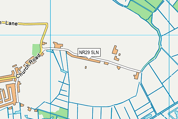 NR29 5LN map - OS VectorMap District (Ordnance Survey)