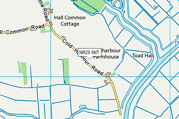 NR29 5NT map - OS VectorMap District (Ordnance Survey)