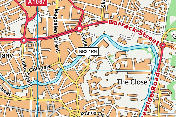 NR3 1RN map - OS VectorMap District (Ordnance Survey)