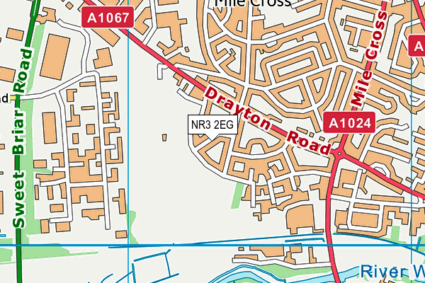 NR3 2EG map - OS VectorMap District (Ordnance Survey)