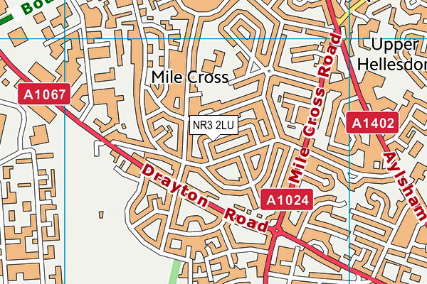 NR3 2LU map - OS VectorMap District (Ordnance Survey)