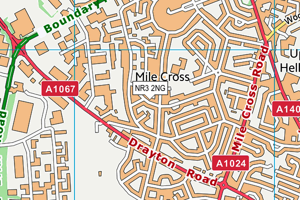 NR3 2NG map - OS VectorMap District (Ordnance Survey)