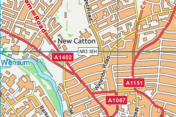 NR3 3EH map - OS VectorMap District (Ordnance Survey)