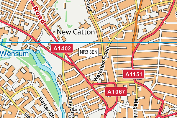 NR3 3EN map - OS VectorMap District (Ordnance Survey)