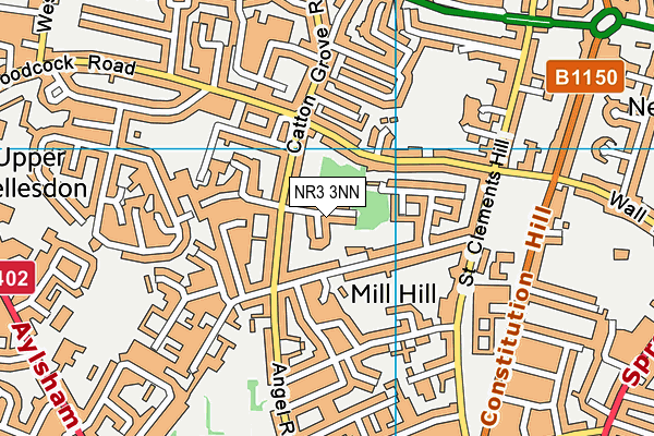 NR3 3NN map - OS VectorMap District (Ordnance Survey)