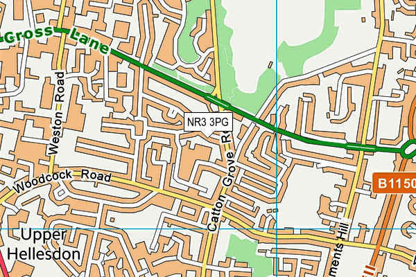 NR3 3PG map - OS VectorMap District (Ordnance Survey)