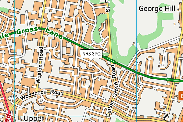 NR3 3PQ map - OS VectorMap District (Ordnance Survey)