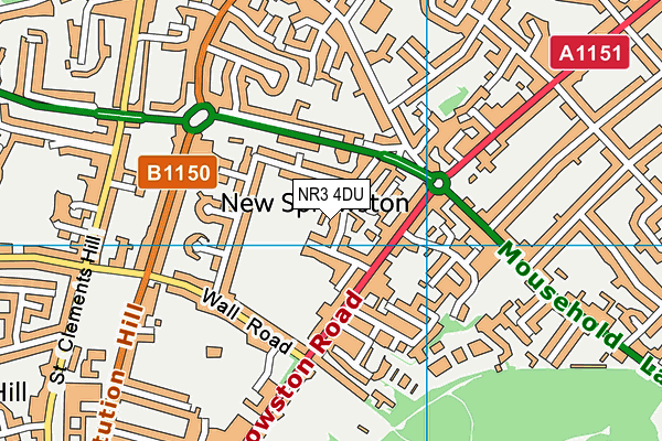 NR3 4DU map - OS VectorMap District (Ordnance Survey)