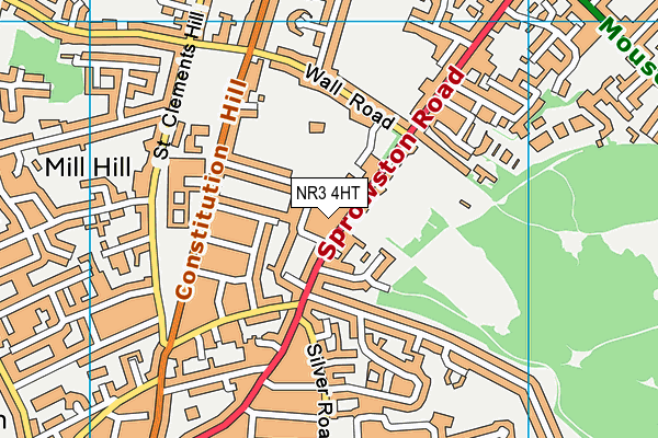 NR3 4HT map - OS VectorMap District (Ordnance Survey)