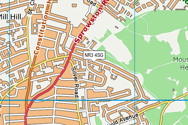 NR3 4SG map - OS VectorMap District (Ordnance Survey)