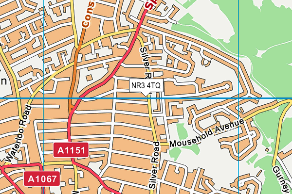 NR3 4TQ map - OS VectorMap District (Ordnance Survey)