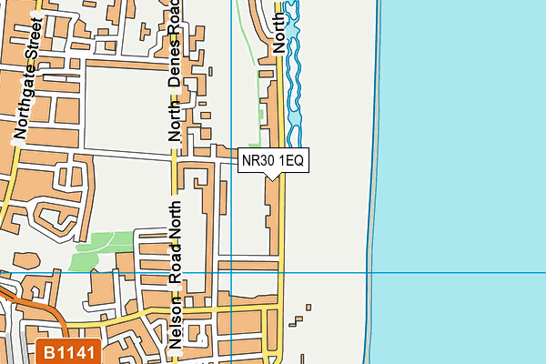 Map of IMPERIAL HOTEL(GT.YARMOUTH)LIMITED at district scale