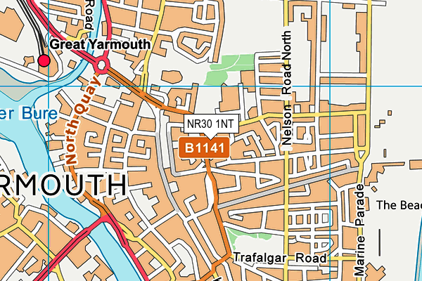 NR30 1NT map - OS VectorMap District (Ordnance Survey)