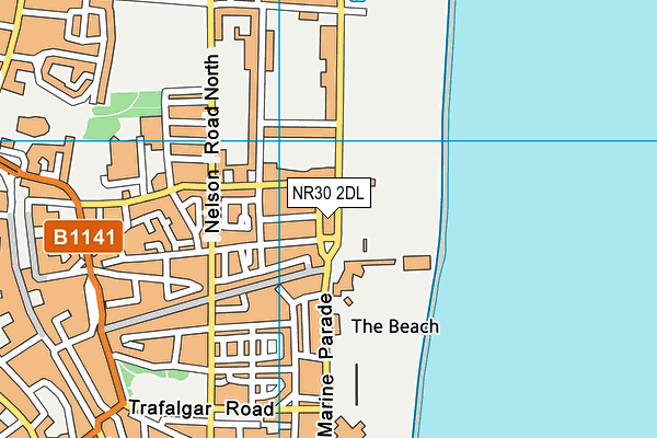 NR30 2DL map - OS VectorMap District (Ordnance Survey)