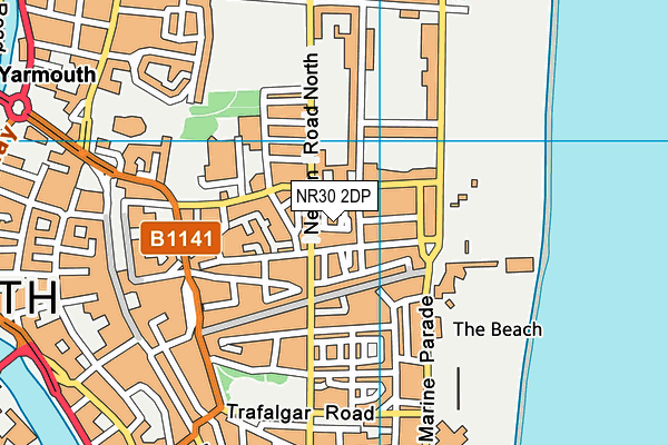 NR30 2DP map - OS VectorMap District (Ordnance Survey)