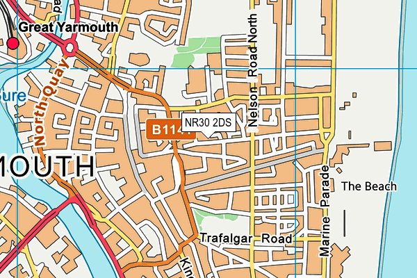 NR30 2DS map - OS VectorMap District (Ordnance Survey)