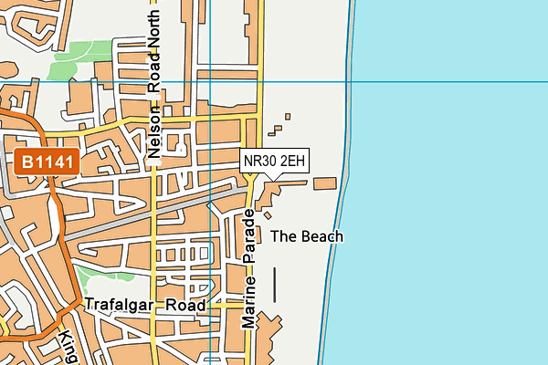 NR30 2EH map - OS VectorMap District (Ordnance Survey)