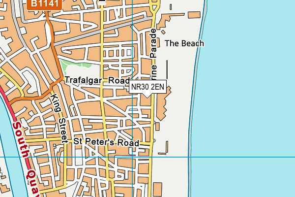 NR30 2EN map - OS VectorMap District (Ordnance Survey)