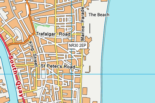 NR30 2EP map - OS VectorMap District (Ordnance Survey)